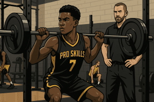 High School Basketball Strength Workout – Barbell Squats